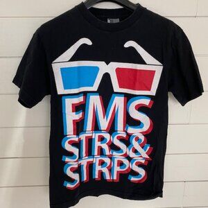 Famous stars & straps 3d tee Travis Barker rock music vintage blink 182 shirt